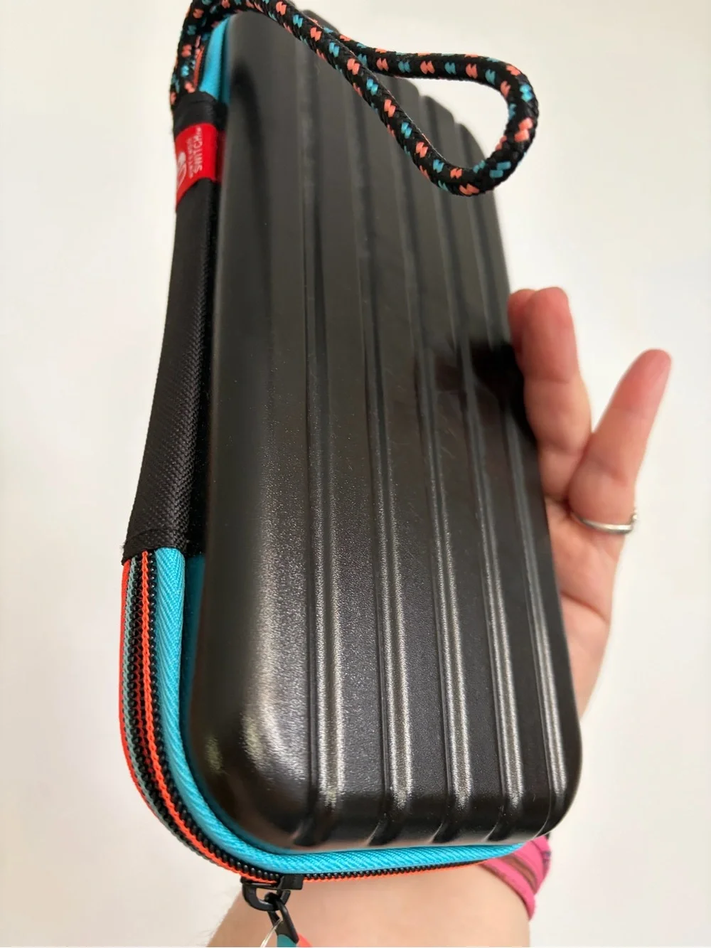 Nintendo switch hard case lightly used in black